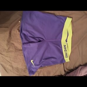 Nike pro longer shorts